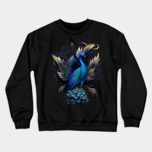 beautiful peacock Crewneck Sweatshirt